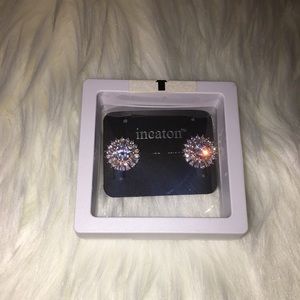 NWT!!! Incaton Halo Stud Women's Earrings